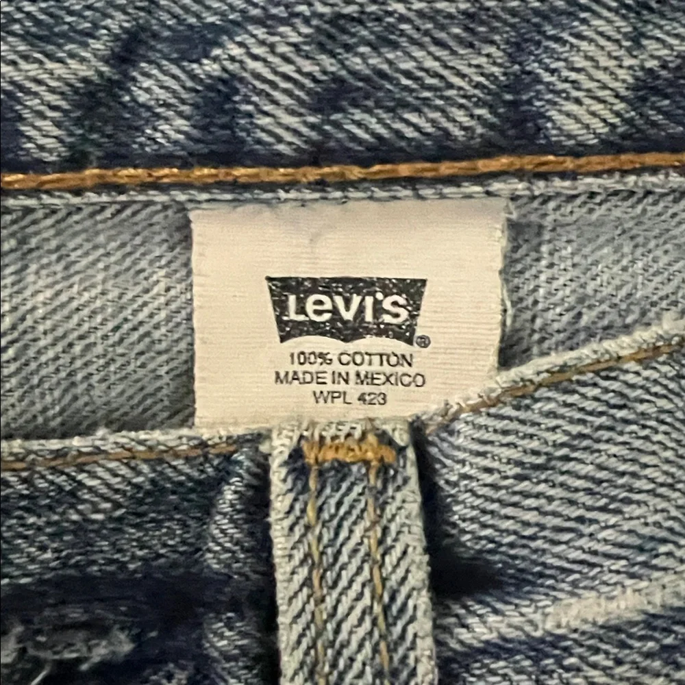 VTG Levis 501 Jeans 32x32 Button Fly Mexico 80s 90s Check Measurement No Sz Tag